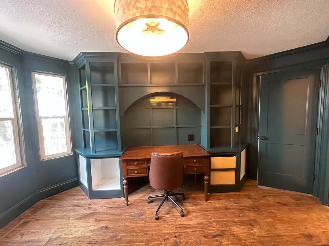 Custom built-in home office cabinetry by Kovo's Karpentry in Boise, Idaho