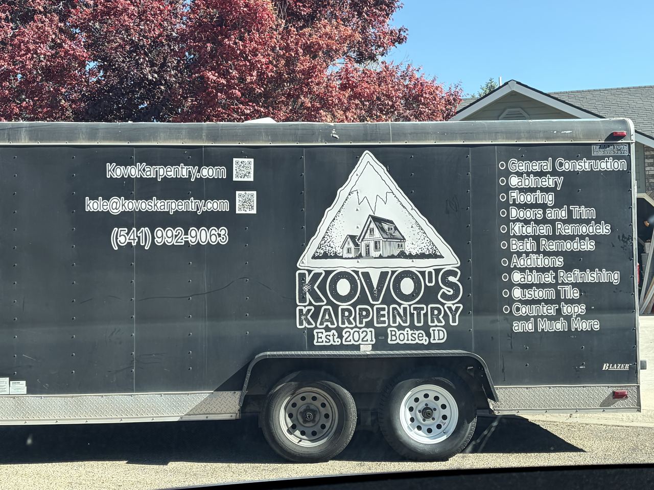 On the road across the Treasure Valley